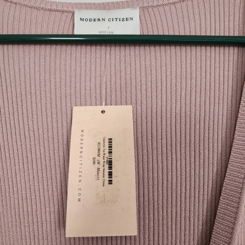 NWT Modern Citizen Knit Wrap Dress - Picture 3 of 3